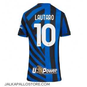 Inter Milan Lautaro Martinez #10 Kotipaita Naisten 2024-25 Lyhythihainen